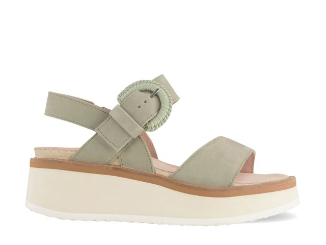Crepe Wedge Sandal
