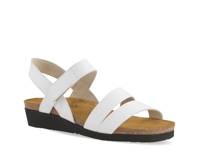 Kayla Wedge Sandal White Leather view