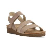 Kayla Wedge Sandal Stone Nubuck Leather view