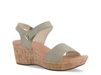 Summer Wedge Sandal Sage Nubuck view