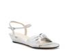 Rose Wedge Sandal Silver Metallic view