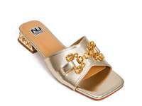 Charm Sandal Gold Metallic view