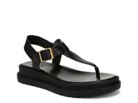 Alyssa Wedge Sandal Black view