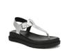 Alyssa Wedge Sandal Silver Metallic view