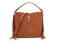 Pryce Suede Shoulder Bag Cognac view