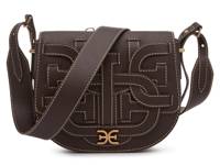 Bay Leather Saddle Bag Dark Brown view