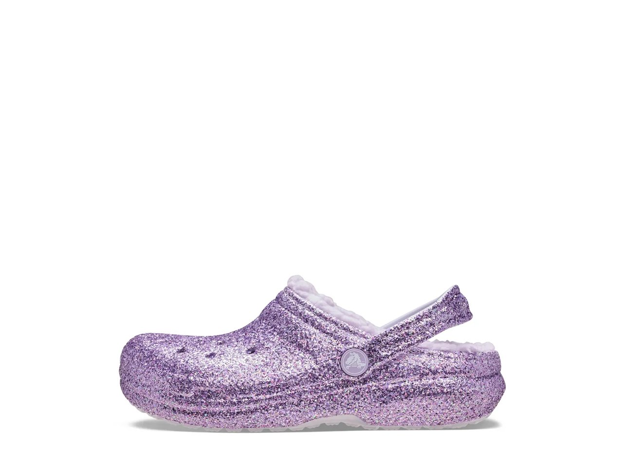 Classic Lined Chunky Glitter Clog - Kids'