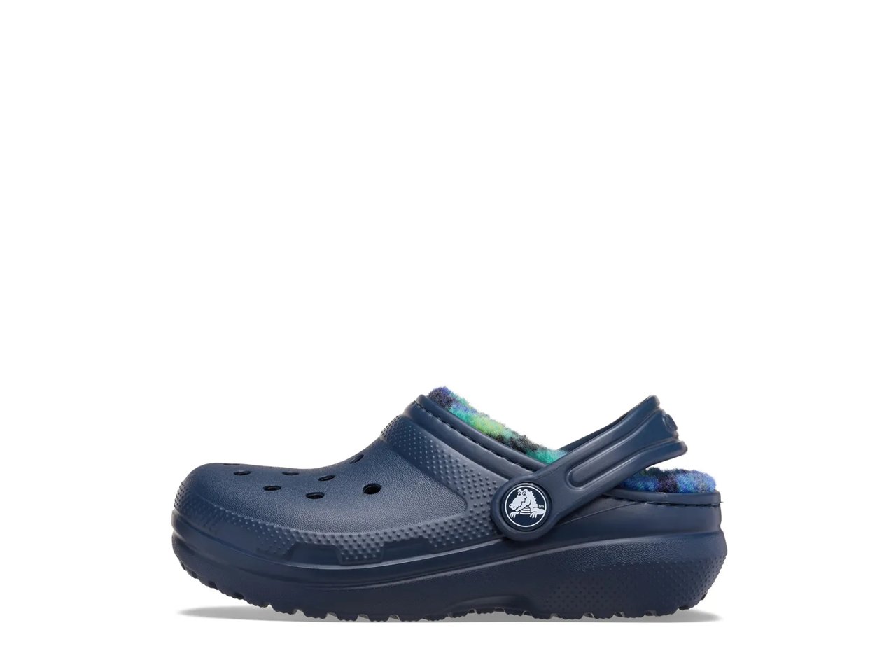 Classic Lined Bold Check Clog - Kids'