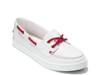 Nantucket Boat Shoe White Leather view