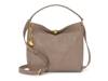 Medina Leather Shoulder Bag Dark Taupe Leather view
