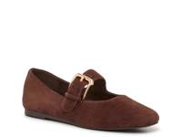 Zarah Mary Jane Flat Dark Brown view