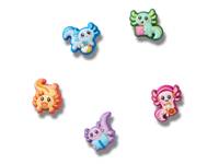 Tiny Axolotls Jibbitz Set - 5 Pack Multicolor view