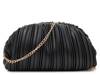 Lush Pleated Pouch Clutch Black view
