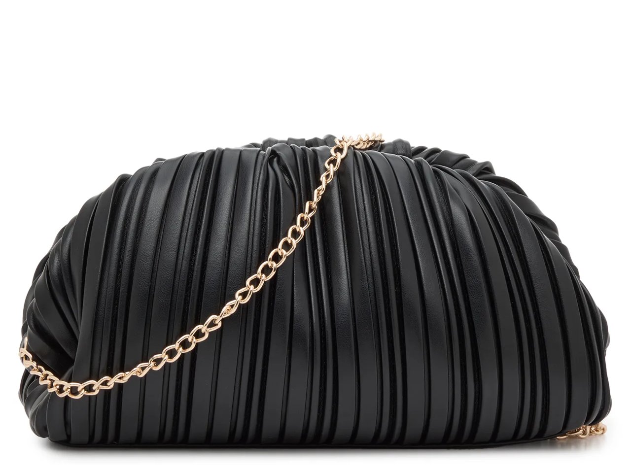 Lush Pleated Pouch Clutch