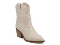 Calico Western Bootie Ivory view