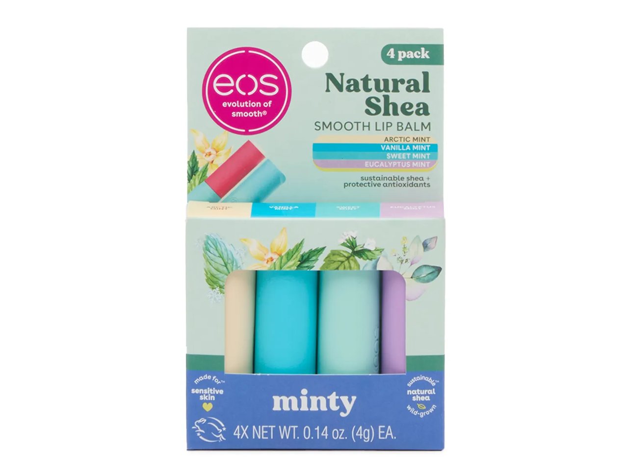 Minty Smooth Lip Balm Set - 4 Pack