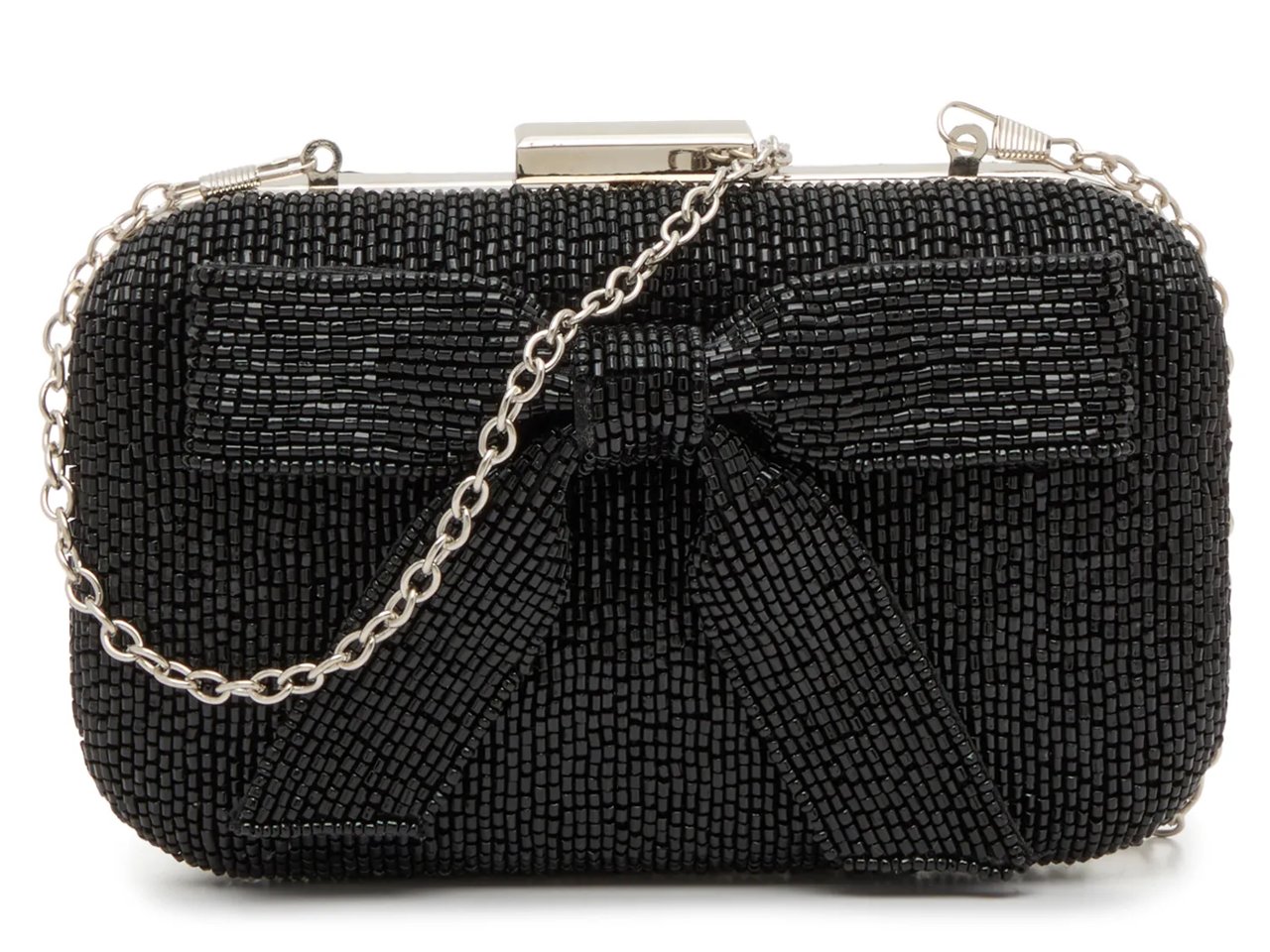 Bow Beaded Clutch