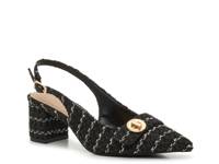 Bettia Pump Black/White Tweed Print view