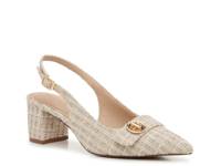 Bettia Pump Ivory/Beige Tweed Print view