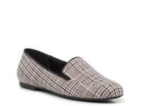 Teeni Loafer Brown/White/Beige Houndstooth Print Fabric view