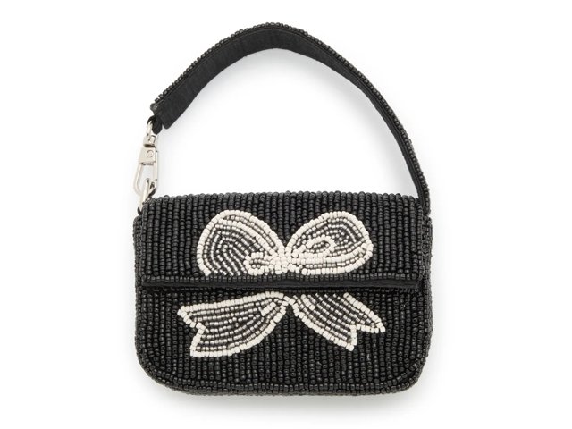 Beaded Bow Clutch Bag Charm