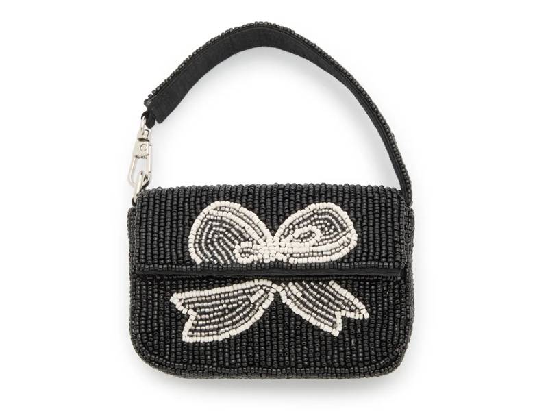 Beaded Bow Clutch Bag Charm
