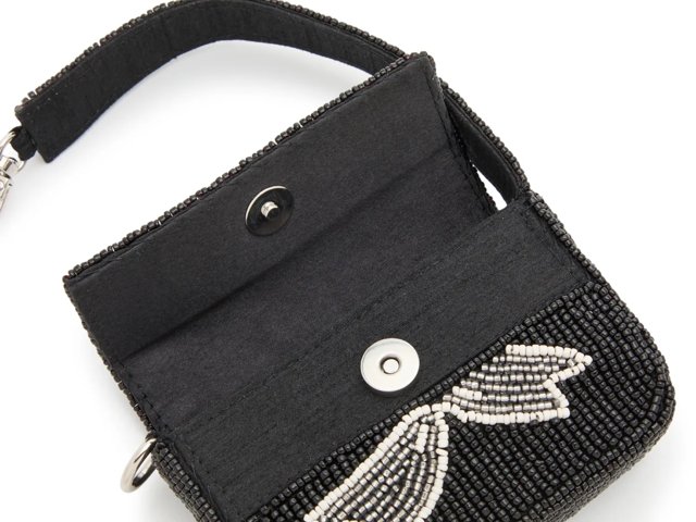 Beaded Bow Clutch Bag Charm