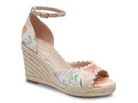 Kendri Espadrille Wedge Sandal Ivory/Multicolor Floral Print view