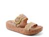 Subtle Wedge Sandal Light Natural Beige Raffia view