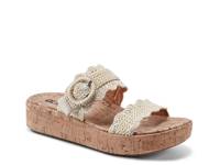 Subtle Wedge Sandal Ivory view