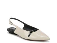 Emma Flat White Patent Leather view
