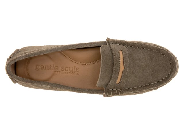 Moccasins suede Kenneth Cole, Loafers in Taupe, size 11,5 Madison Slip-on Loafer main image 2