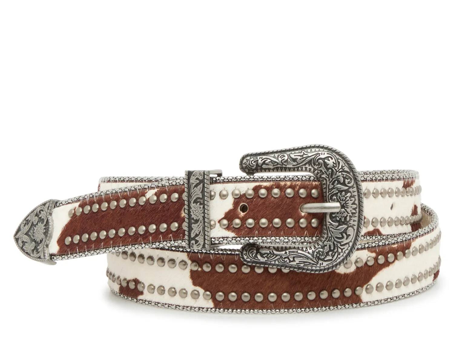 Cow Western Stud Women's Belt