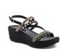 Hugbug Wedge Sandal Black view