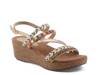 Hugbug Wedge Sandal Dark Brown view
