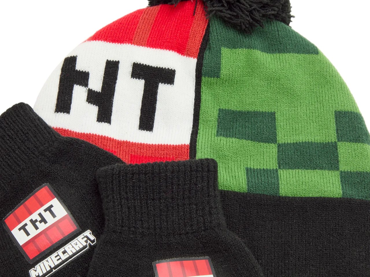 Minecraft Kids' Beanie & Glove Set - 2 Pack