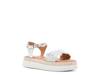 Gems Platform Sandal - Kids' Silver Metallic view