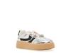 Jersey C Platform Sneaker - Kids' Silver Metallic/White/Black Synthetic view