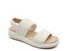 Leila Wedge Sandal Cream view