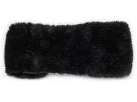 Faux Fur Headwrap Headband Black view