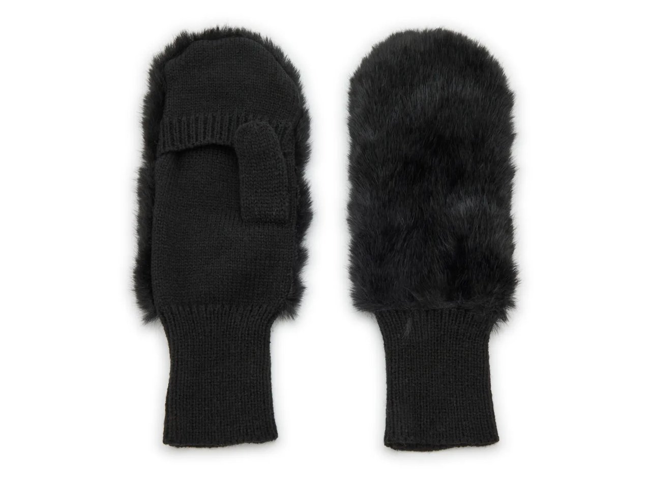 Faux Fur Mittens