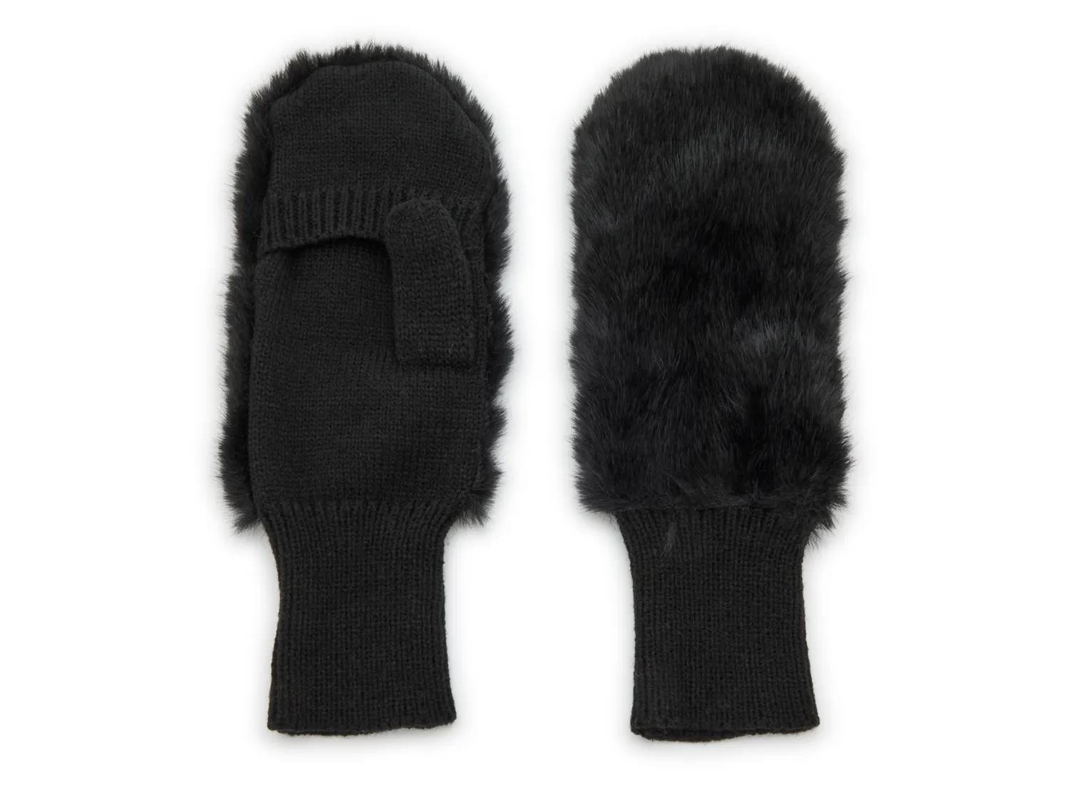 Faux Fur Mittens