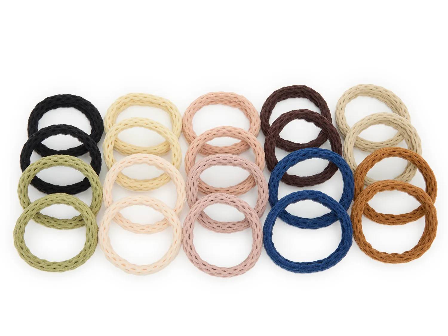Web Hair Tie Set - 20 Pack