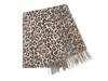 Cashmink Muffler Scarf Tan Leopard Print view