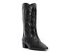 Prilie Western Boot Black Croc Print view