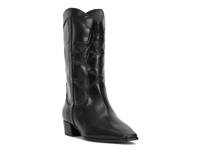 Prilie Western Boot Black Croc Print view