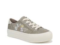 Sadie Sun 3 Sneaker - Women's Grey Floral Embroidery view