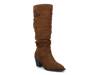 Kaleah Wide Calf Boot Dark Brown view