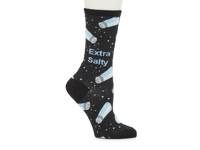 Extra Salty Women's Crew Socks Black view