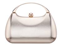 Tory Clutch Gold Metallic view